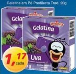 Supermercados Guanabara Gelatina em po Predilecta Trad. 20g oferta