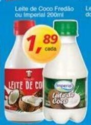 Supermercados Guanabara Leite de Coco Fredao ou Imperial 200ml oferta