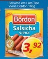 Supermercados Guanabara Salsicha em lata Tipo Viena Bordon 180g oferta