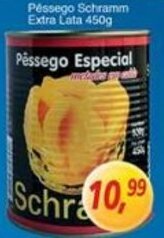 Supermercados Guanabara Pessego Schramm Extra Lata 450g oferta