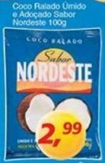 Supermercados Guanabara Coco Ralado Umido e Adocado Sabor Nordeste 100g oferta