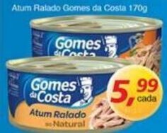 Supermercados Guanabara Atum Ralado Gomes da Costa 170g oferta