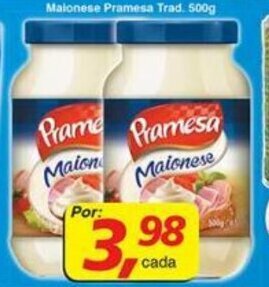 Supermercados Guanabara Maionese Pramesa Trad. 500g oferta