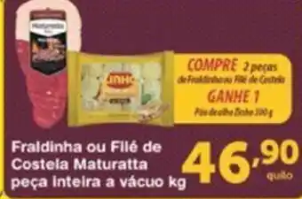 Roldão Fraldinha ou File de Costela maturatta peca Inteira a vacuo 1kg oferta