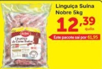 Roldão Linguica Suina Nobre 5kg oferta