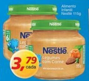 Alimento Infantil Nestle 115g