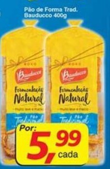Supermercados Guanabara Pao de Forma Trad. Bauducco 400g oferta