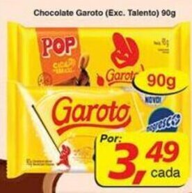 Chocolate Garoto 90g