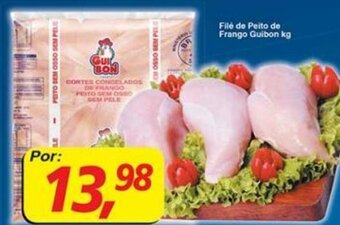 Supermercados Guanabara File de Peito de Frango Guibon 1kg oferta