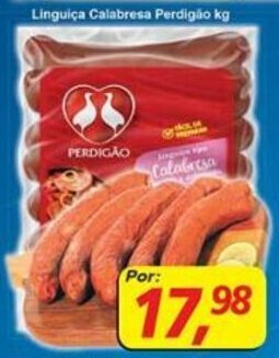 Supermercados Guanabara Linguica calabresa Perdigao 1kg oferta