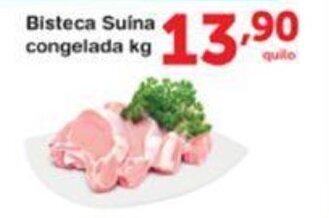 Roldão Bisteca Suina Congelada 1kg oferta