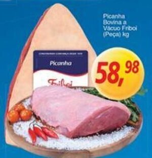 Supermercados Guanabara Picanha Bovina a Vacuo Friboi 1kg oferta