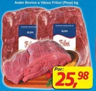 Supermercados Guanabara Acem Bovino a vacuo Friboi 1kg oferta