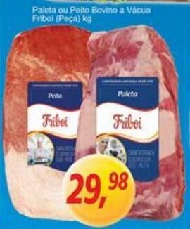 Supermercados Guanabara Paleta ou Peito Bovino a vacuo Friboi 1kg oferta