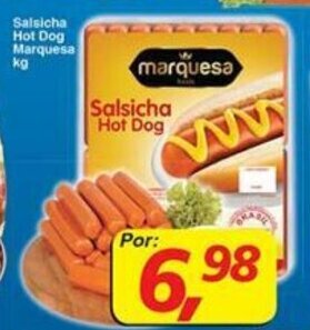 Supermercados Guanabara Salsicha Hot Dog Marquesa 1kg oferta