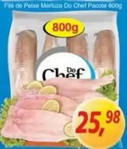 Supermercados Guanabara File de Peixe Merluza Do Chef pacote 800g oferta