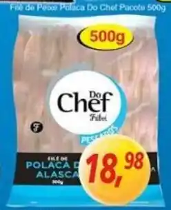 Supermercados Guanabara File de peixe Polaca Do Chef pacote 500g oferta