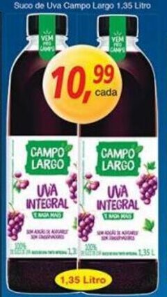 Supermercados Guanabara Suco de Uva Campo Largo 1.35L oferta