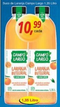 Supermercados Guanabara Suco de Laranja Campo Largo 1.35L oferta