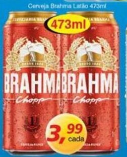 Supermercados Guanabara Cerveja Brahma Latao 473ml oferta