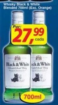 Whisky Black & White Blended 700ml