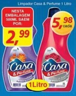 Supermercados Guanabara Limpador Casa & Perfume 500ml oferta