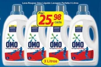 Supermercados Guanabara Lava roupas Omo Liquido lavagem Perfeito 3L oferta