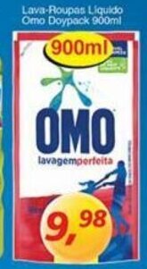 Supermercados Guanabara Lava roupas Liquido Omo Doypack 900ml oferta