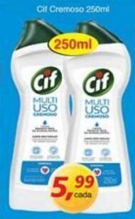 Supermercados Guanabara Cif Cremoso 250ml oferta