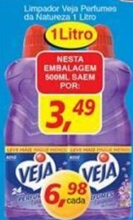 Supermercados Guanabara Limpador Veja Perfumes da Natureza 500ml oferta