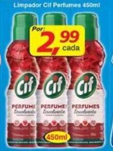 Supermercados Guanabara Limpador Cif Perfumes 450ml oferta