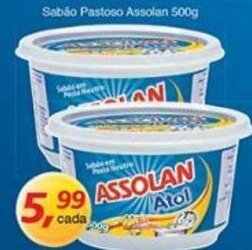 Supermercados Guanabara Sabao Pastoso Assolan 500g oferta