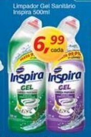 Supermercados Guanabara Limpador Gel Sanitario Inspira 500ml oferta