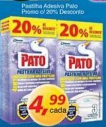 Supermercados Guanabara Pastilha Adesiva Pato Promo c/ 20% desconto oferta