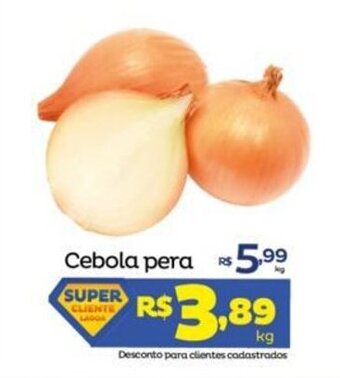 Super Lagoa Cebola pera 1kg oferta