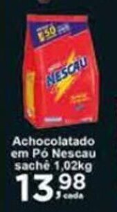 Rossi Supermercado Achocolatado em po Nescau Sache 1.02kg oferta