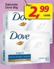 Supermercados Guanabara Sabonete Dove 90g oferta