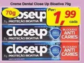 Creme Dental Close Up Bioativa 70g
