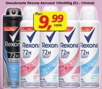 Supermercados Guanabara Desodorante Rexona Aerosol 150ml/90g oferta