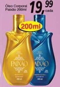 Oleo Corporal Paixao 200ml