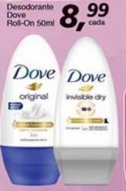 Supermercados Guanabara Desodorante Dove Roll-On 50ml oferta