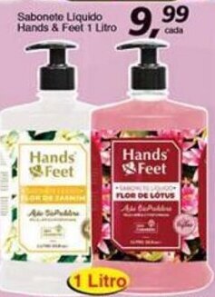 Supermercados Guanabara Sabonete Liquido Hands & Feet 1L oferta