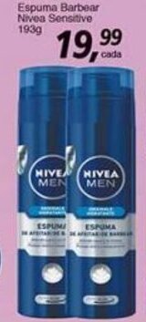 Supermercados Guanabara Espuma Barbear Nivea Sensitive 193g oferta