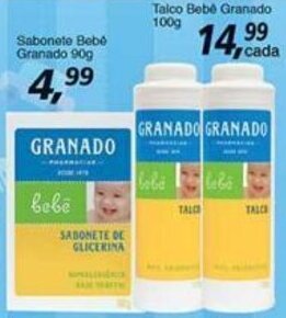 Supermercados Guanabara Sabonete Bebe Granado 90g oferta