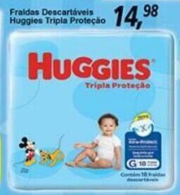 Supermercados Guanabara Fraldas descartaveis Huggies tripla Pretecao oferta