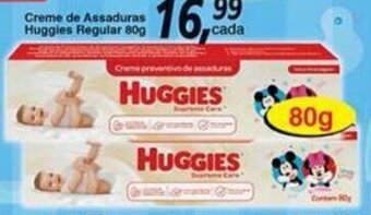 Supermercados Guanabara Creme de Assaduras Huggies Regular 80g oferta