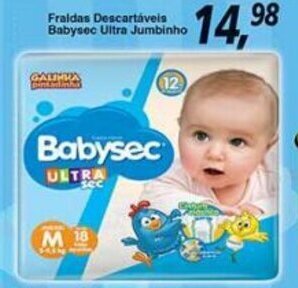 Supermercados Guanabara Fraldas Descartaveis Babysec Ultra Jumbinho oferta