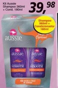 Supermercados Guanabara Kit Aussie Shampoo 360ml + Cond. 180ml oferta
