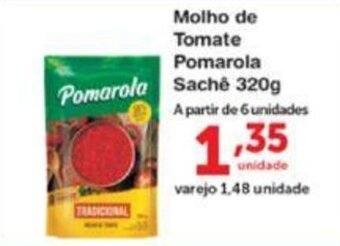 Molho de Tomate Pomarola Sache 320g