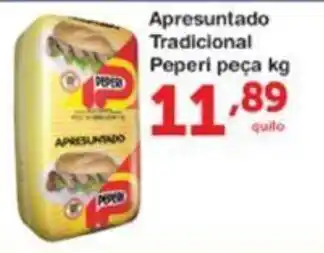 Roldão Apresuntado Tradicional Peperi peca 1kg oferta